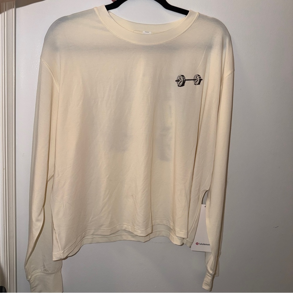 NWT Lululemon Barbell Baddie Long Sleeve T Shirt Size 14 CABA